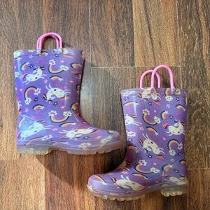 Target Kids Purple Unicorn Boots